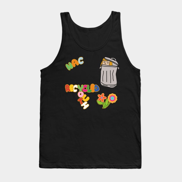 Enid's Recycled Youth DIY Polo Tank Top by darklordpug